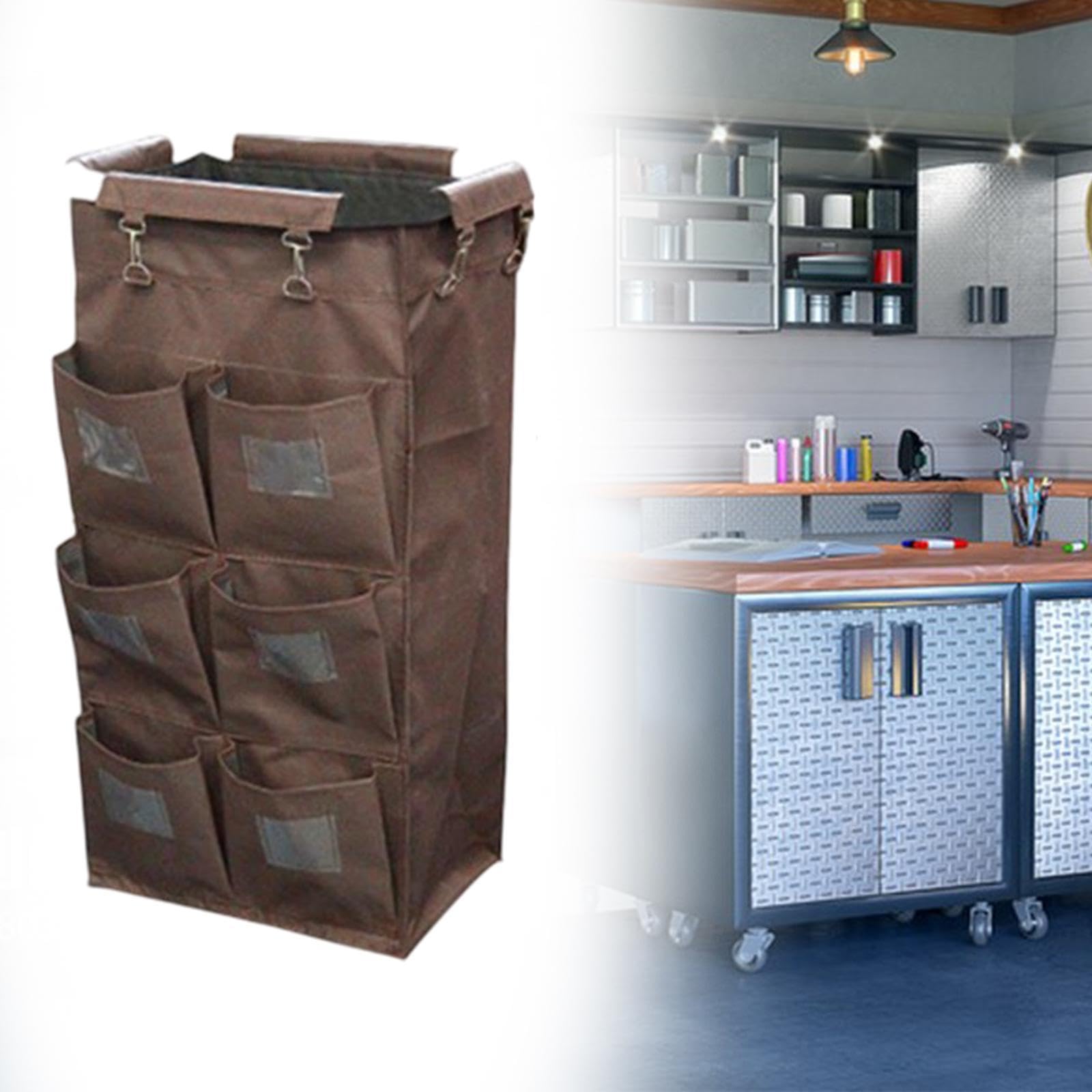 perfk Bolso de carrito de limpieza bolso de servicio de carro de hotel, 85cm B