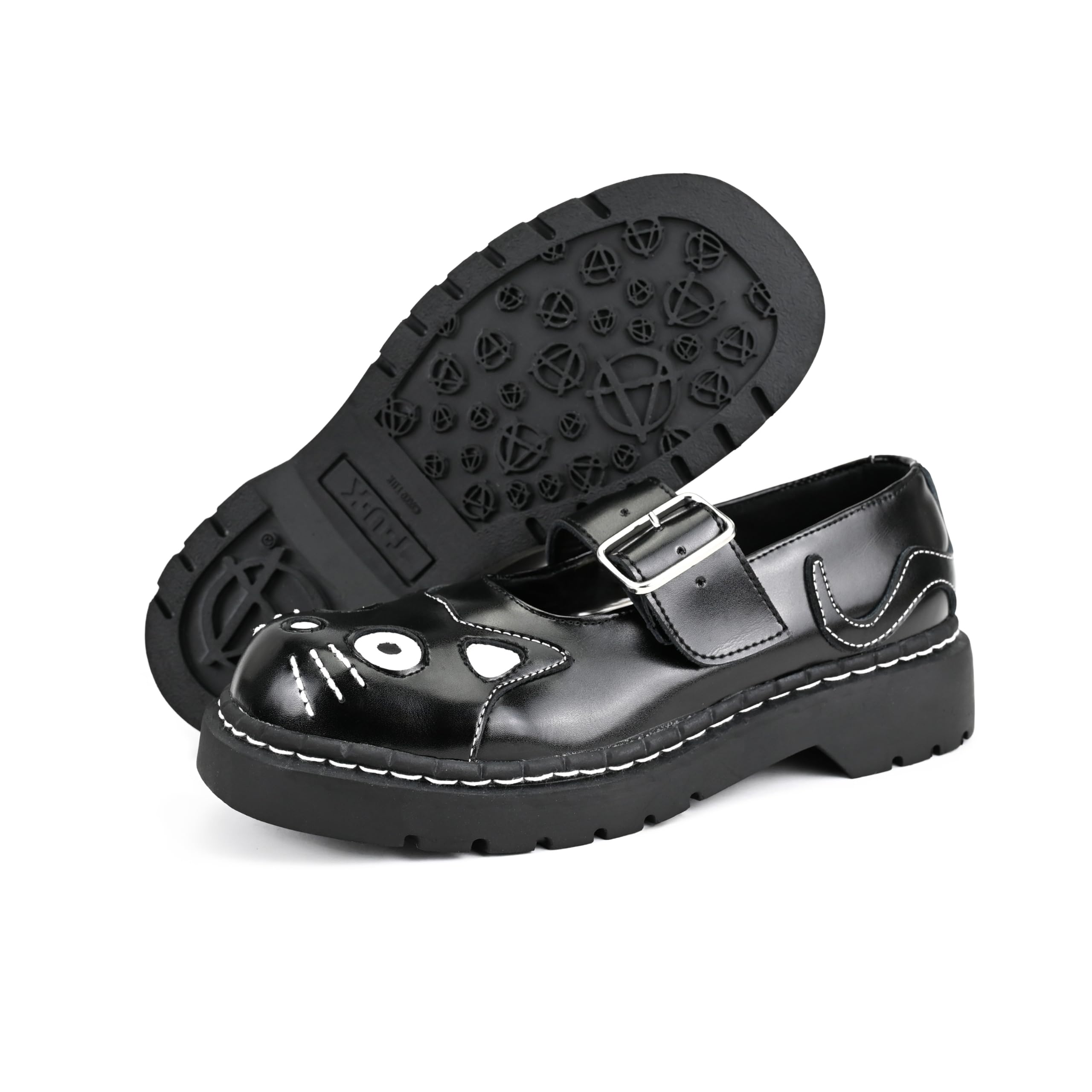 T.U.K. Anarchic Mary Jane - Scarpe da Donna