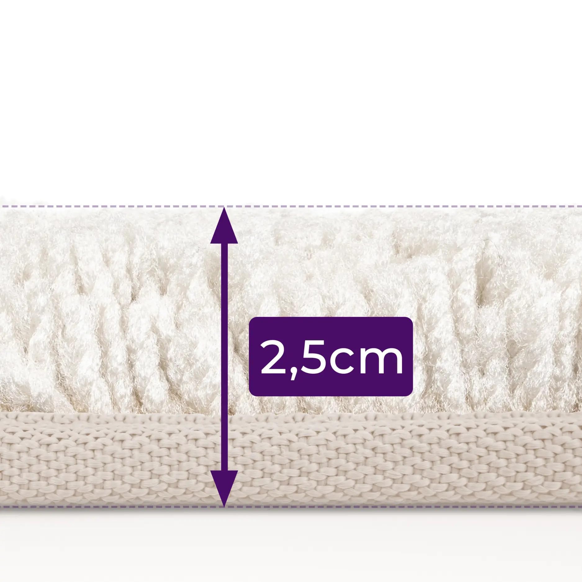 Tappeto shaggy Leighton 80 x 140 cm bianco - a pelo lungo morbido e soffice - per soggiorno, camera da letto e cameretta - morbido effetto pelliccia in poliestere