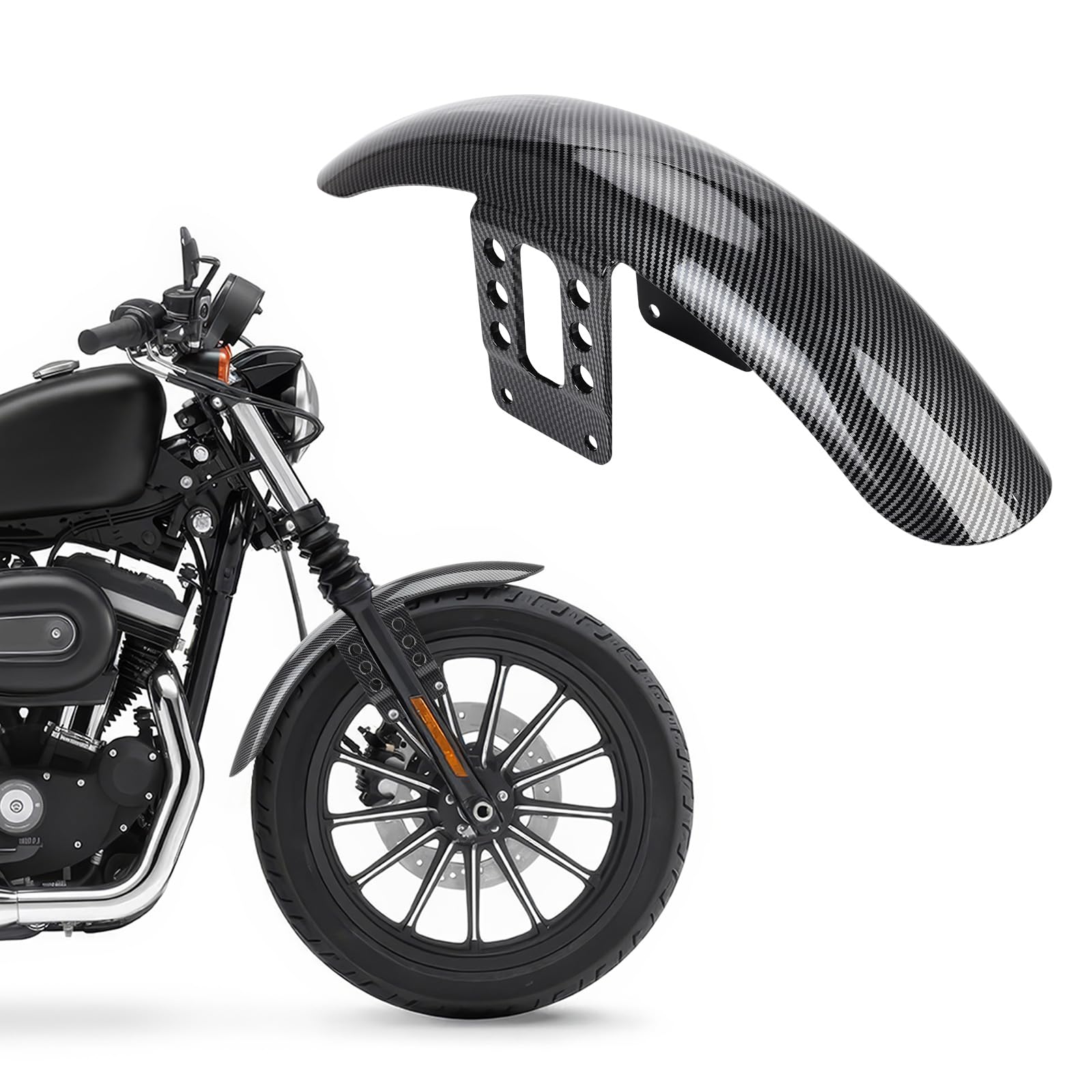 Amazon.com: Front Fender Motorcycle Mudguard Fit For Harley