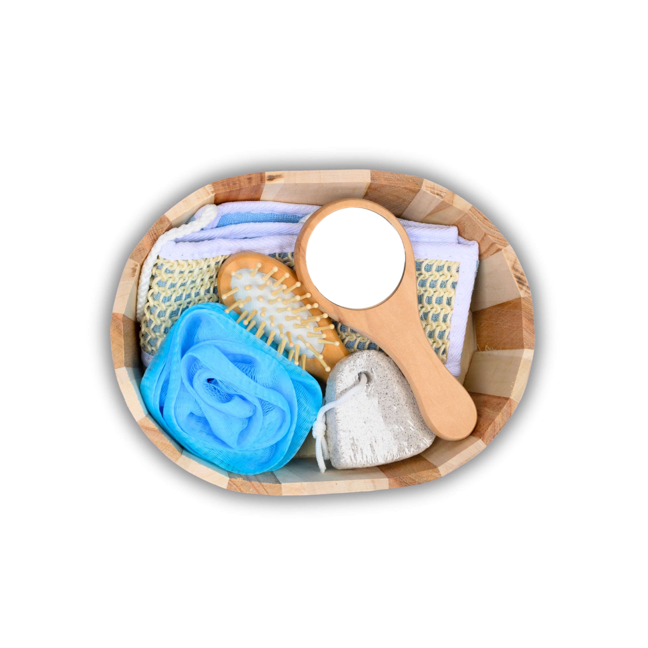 TGOPIT Gift Set for Men & Women Luxury Bath and Body Hamper Pumice Stone, Bamboo Hair Detangling Brush, Loofah, Body Sponge Pampering Kit for Birthday,Anniversary and All Special Occasions(Multi)-image-47
