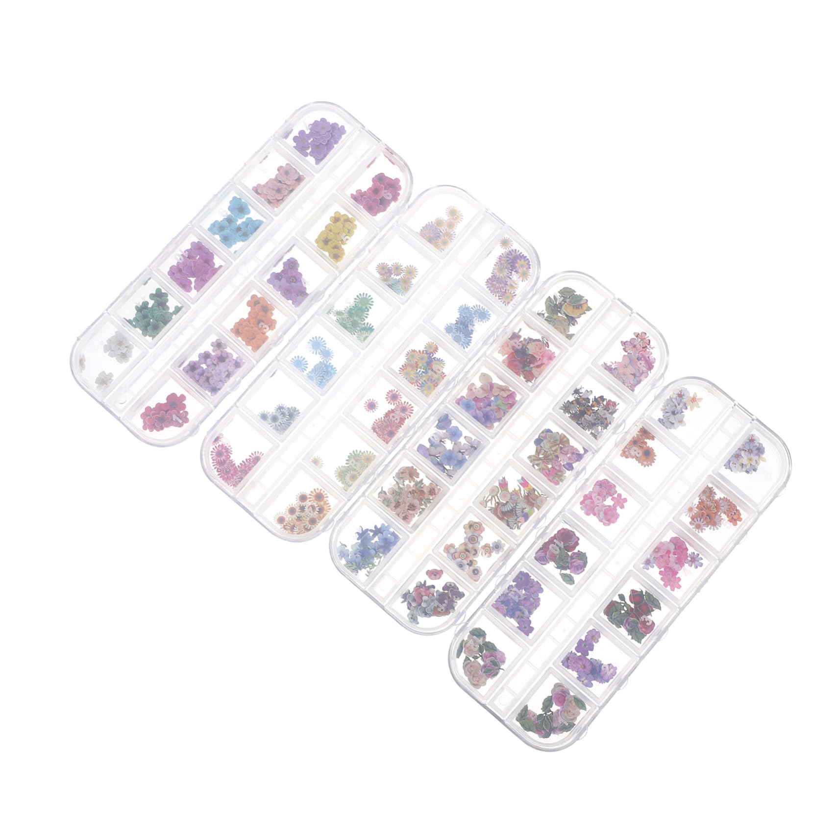 VALICLUD 2 Series Láminas De Uñas Pegatinas De Uñas Arte De Uñas Pegatinas Calcomanías De Uñas Adorno De Manicura Accesorios De Belleza De Uñas Pulpa De Madera Vistoso 4 Cajas*2