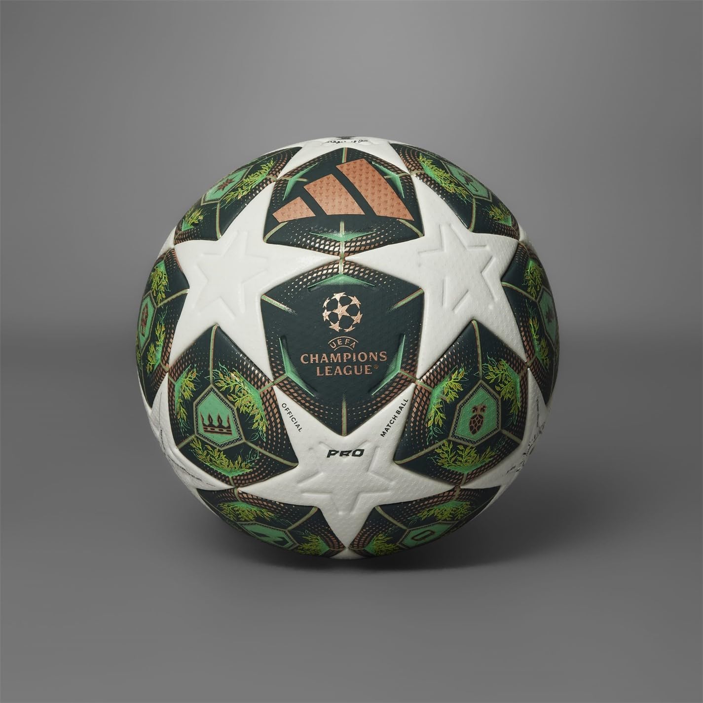 adidas UEFA Champions League Munich 25 FIFA Quality Pro Ball JH1279, Ballons de Football Unisexes, Vert, 5 EU