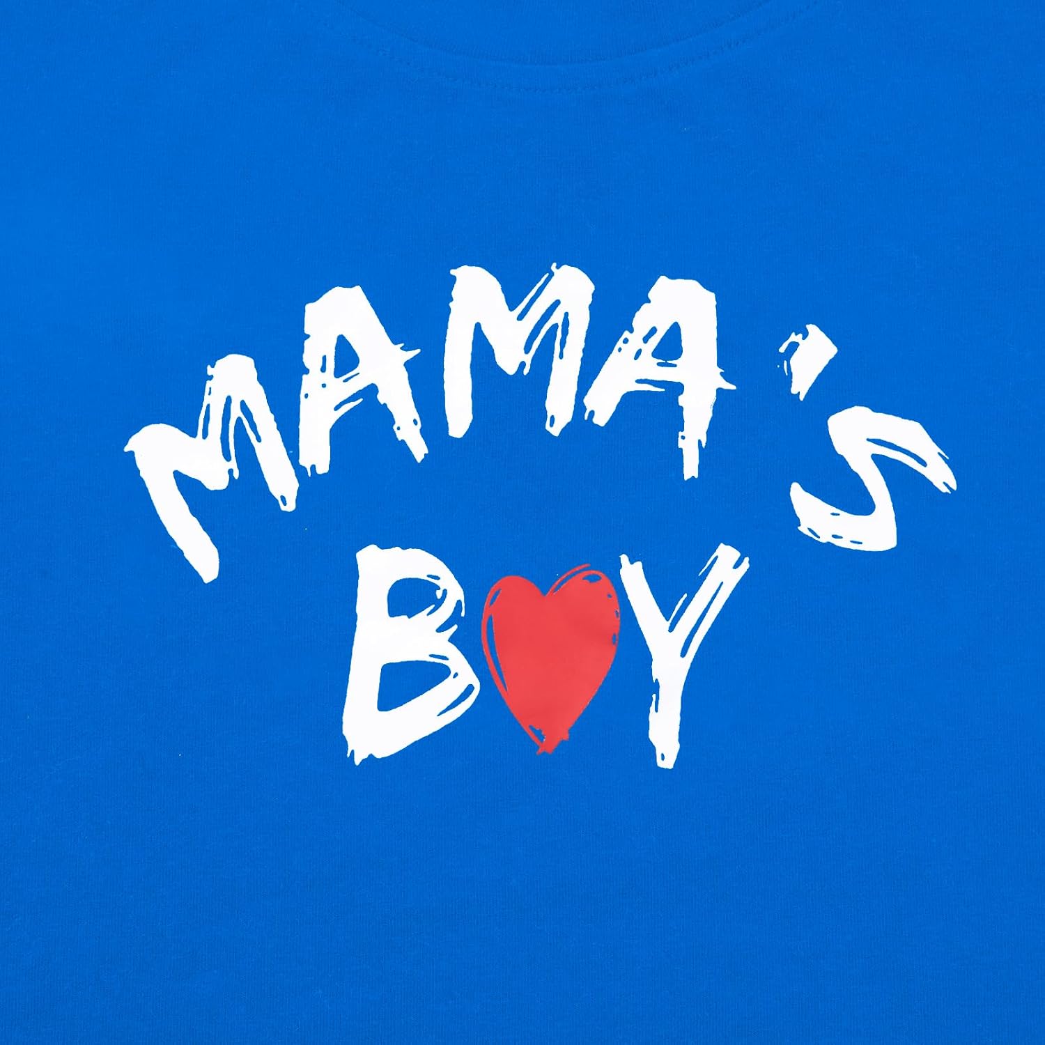 Mamas Little Boy T-Shirt Toddler Boys Cute Heart Graphic Shirts Letter Print Short Sleeve Tops Outfits