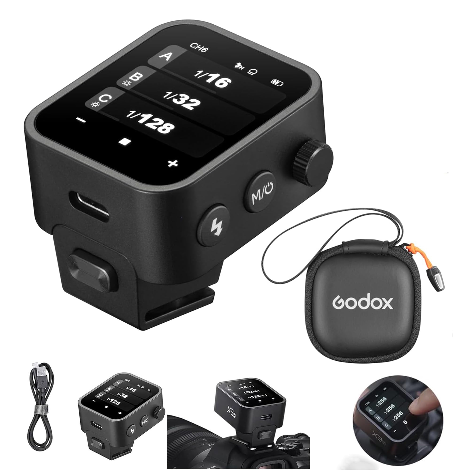 Amazon.com : Godox X3 X3-F TTL Wireless Flash Trigger, Built-in