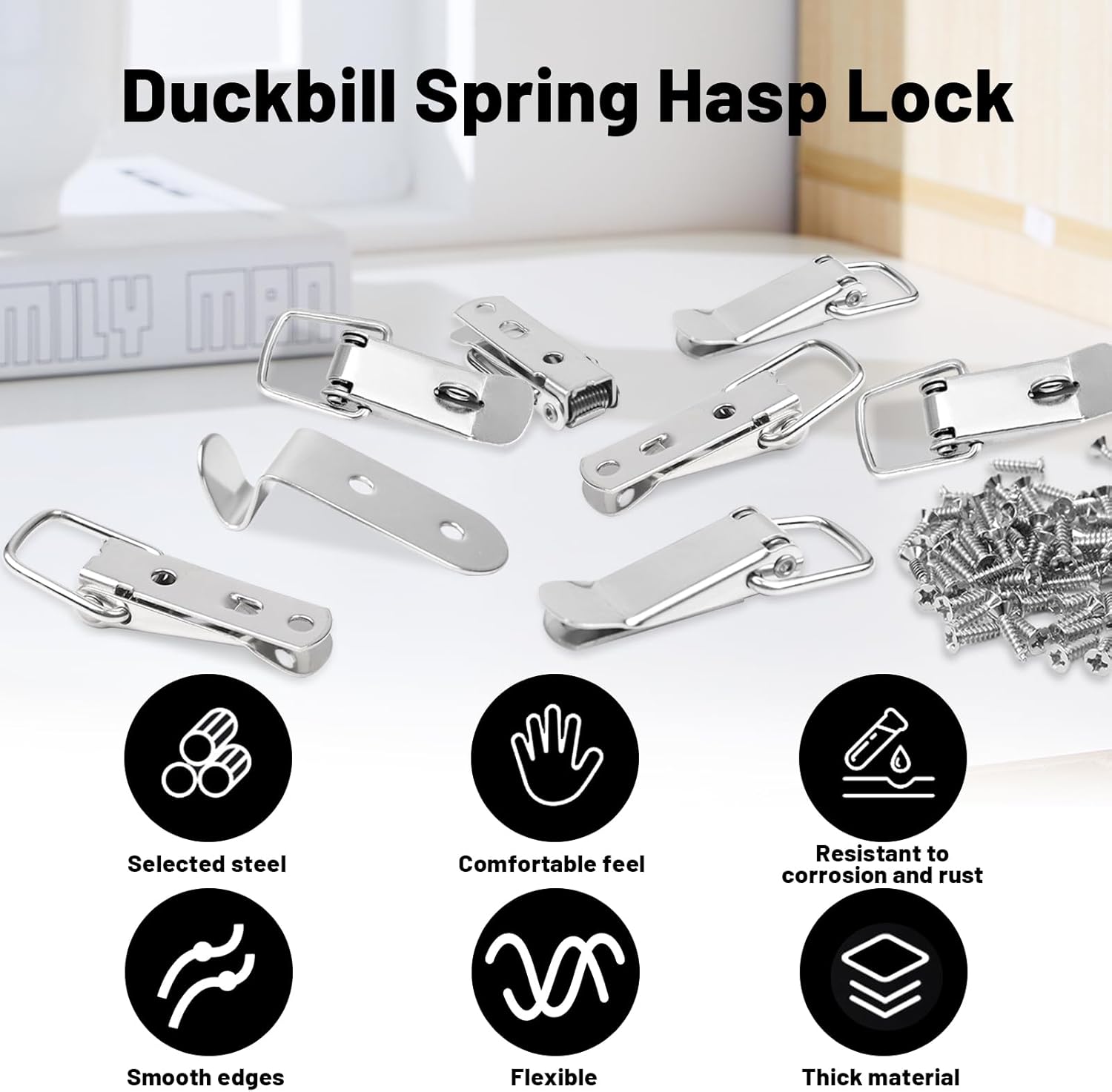 Detailný pohľad na napínací zámok