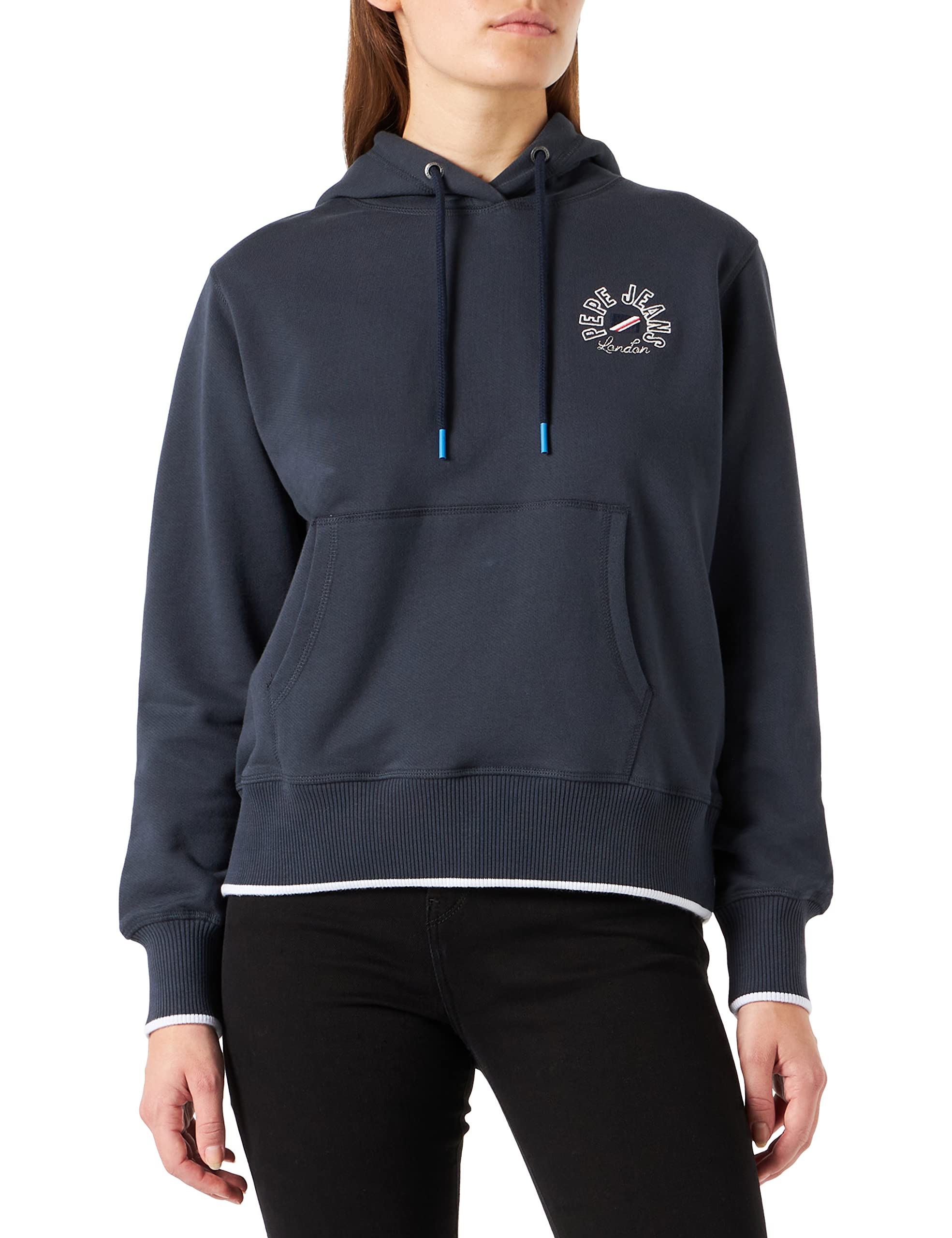 Pepe Jeans Women's Charline Hoodie Sweatshirt, 594DULWICH, L