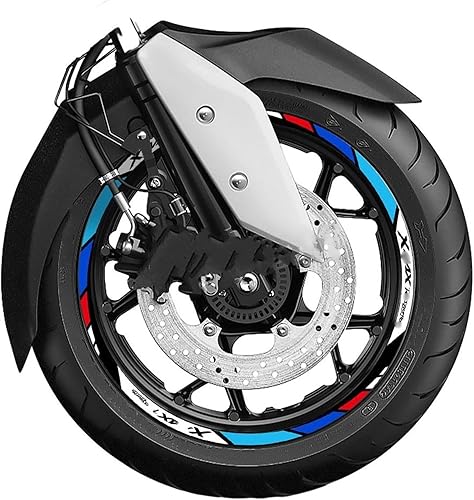 Adhesivo reflectante para rueda de motocicleta Y&AMAHA para X & max 125 250 300 2023, calcomanía reflectante para llanta de motocicleta, cinta de