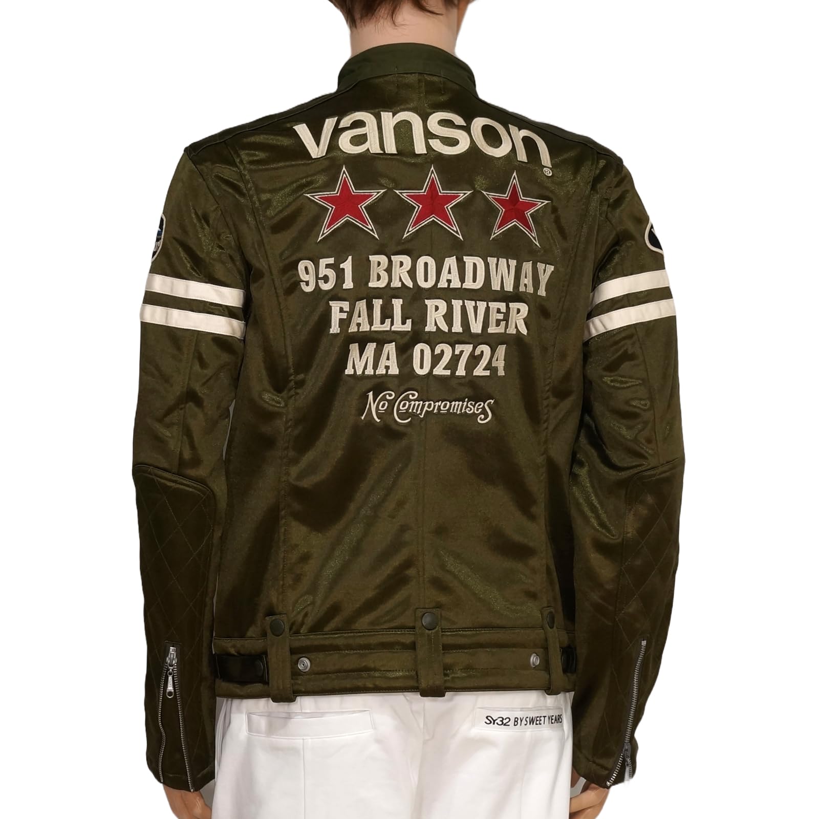 バンソンプルオーバーレザージャケット VANSON 【セール】バンソン ジャケット ウィングボーン 刺繍