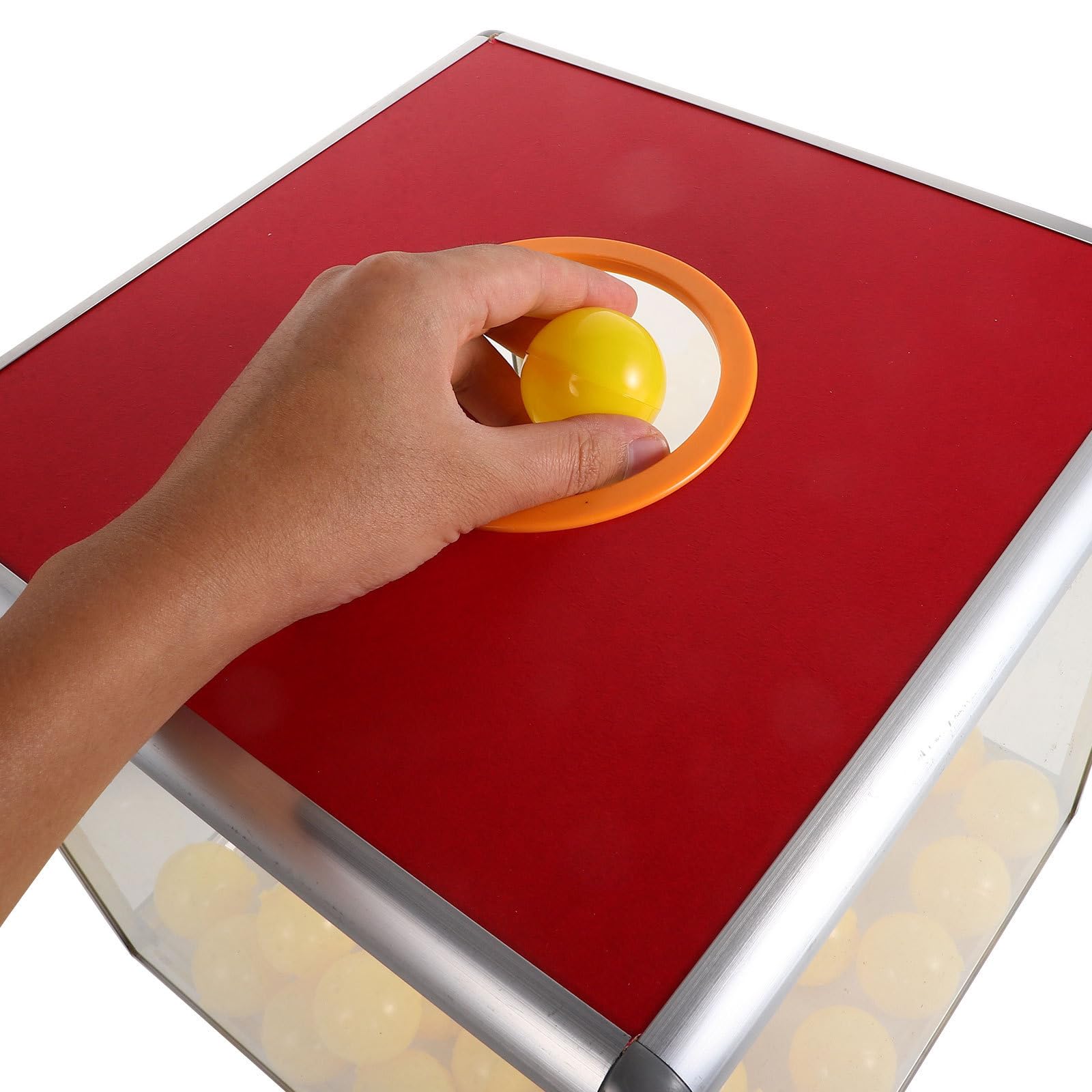 Tofficu Transparente Großem Fassungsvermögen mit Mdf Vielseitiger Nutzung und Vorschlagsbox aus Aluminiumlegierung für Spenden und Abstimmungen bei Veranstaltungen