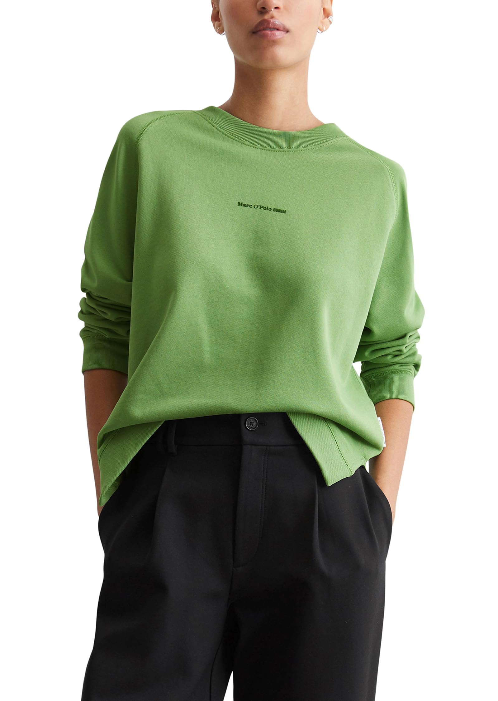 Marc OߴPolo Denim Damen Sweatshirt aus Bio-Baumwolle mit Raglanärmeln