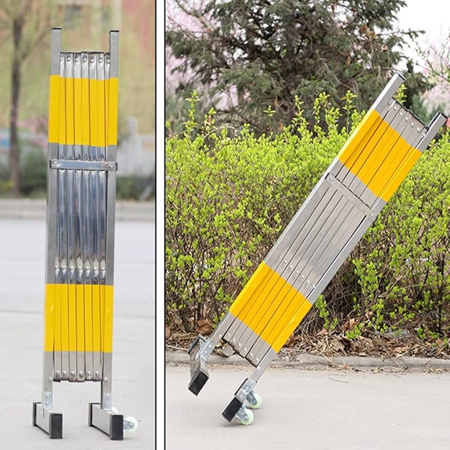 Amazon.co.jp: JSY ステンレス製格納式フェンス、可動式