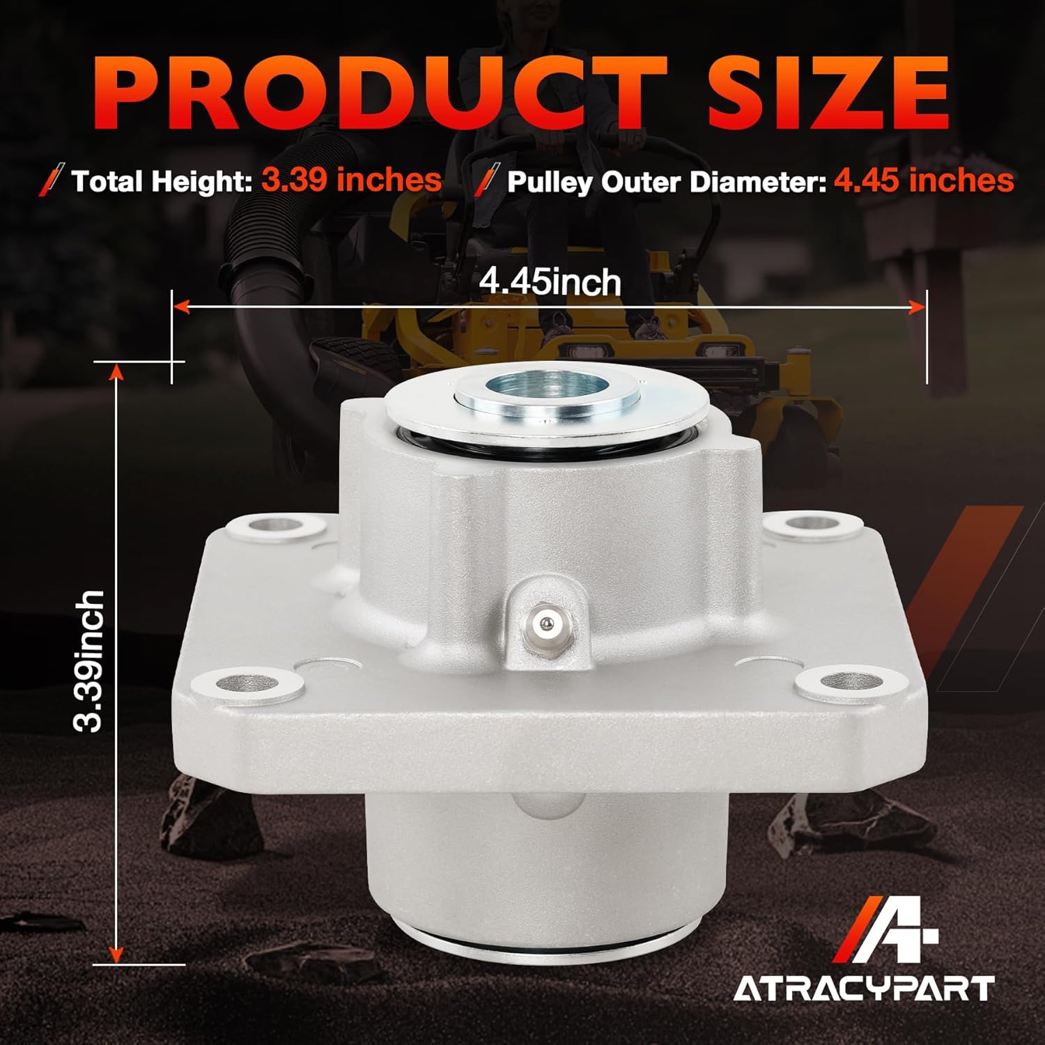 918-04939 Mower Deck Spindle Assembly Compatible with Cub Cadet Recon 48, Recon 60, Tank 48, Tank 60, Z-Wing 48 Mower Deck, Replaces OEM 702050