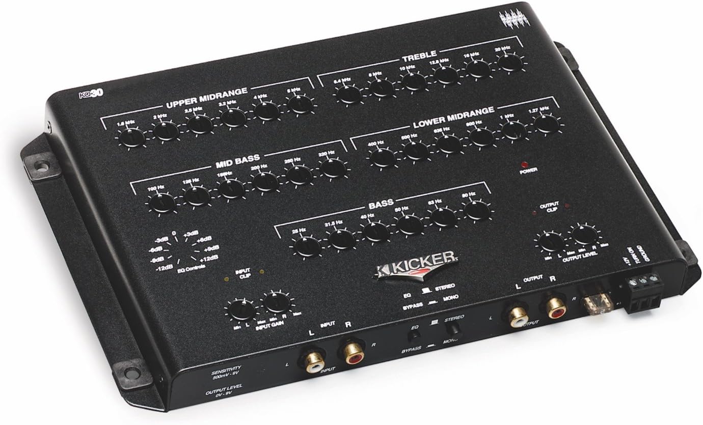 Kicker 03KX3 3-Way Active Crossover