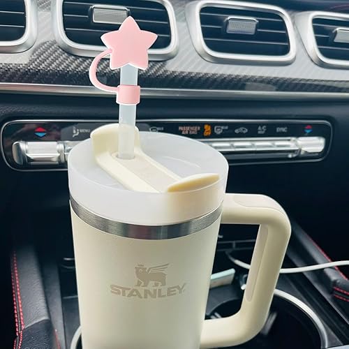 Miniatura 5 de 2 fundas de popote compatibles con vasos Stanley de 4030 onzas, protectores reutilizables de silicona para popotes de 0.4 pulgadas0.394 in