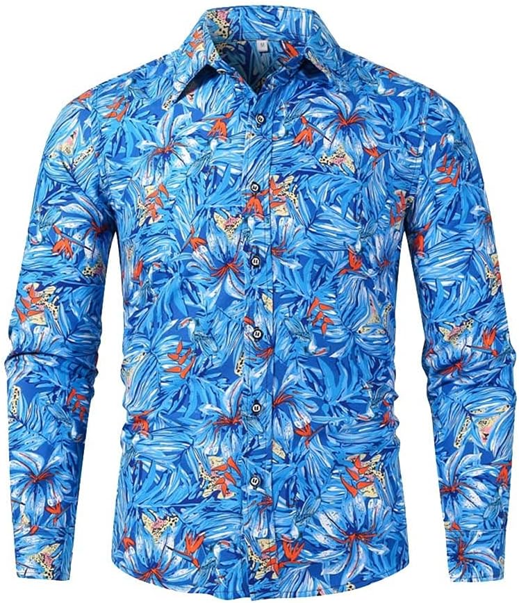 格安販売中 Hldeth ソリッドプリント緩いパッチワークシャツスリムフィットビーチファッションカジュアルブランドブラウスレトロなシャツ メンズ ロングスリーブシャツ Color B Size L Code Plazamedspa Com