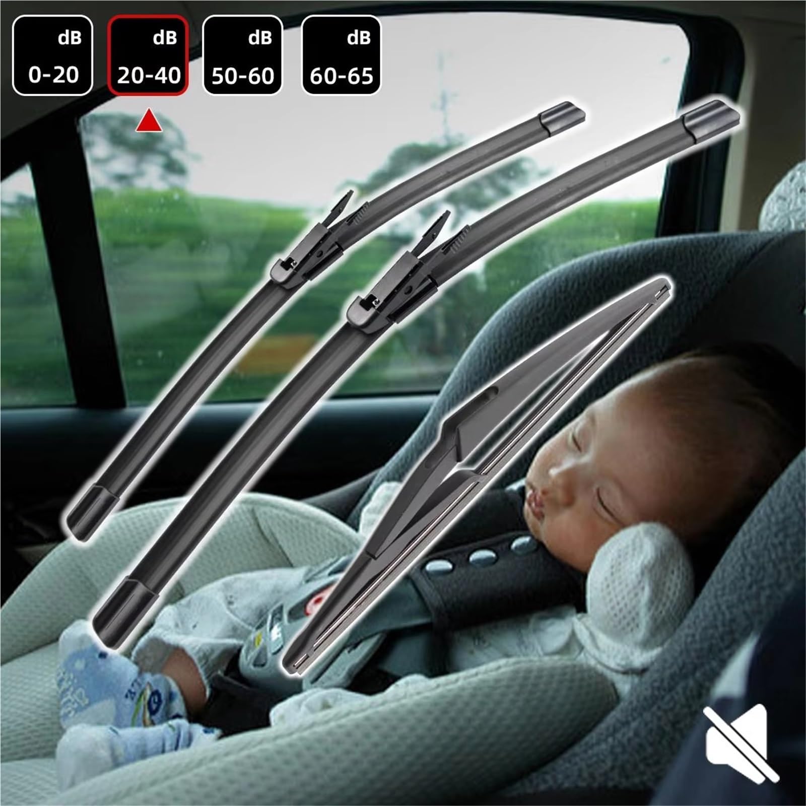 Tergilunotto Rear 1 2 3 4 6 Pezzi Spazzole Tergicristallo Anteriori E Posteriori Per Auto Accessori Per Benz Classe A W169 2004 2005 2006 2007-2012 Tergicristallo(6 Piece)