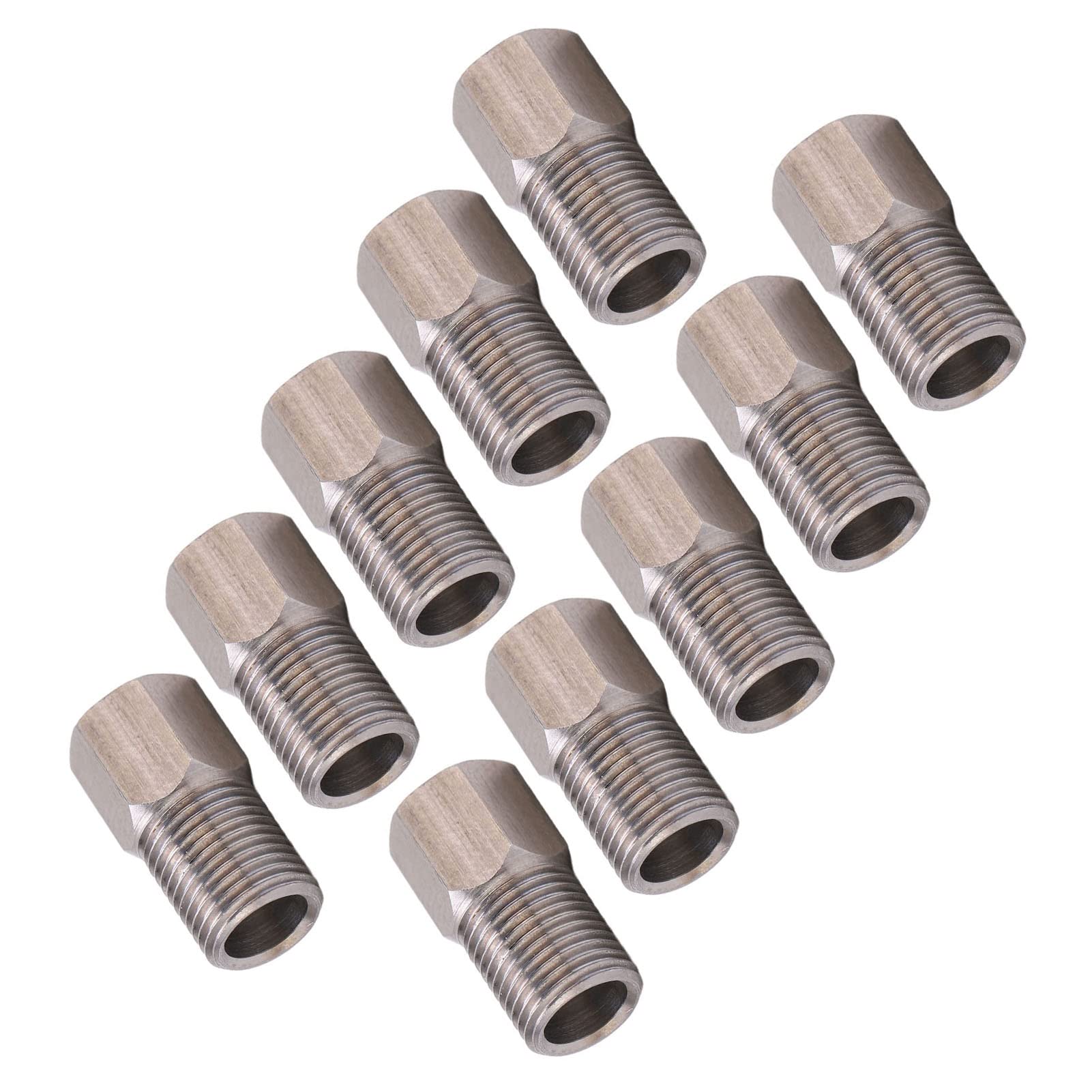 Accessori Per Tubi Freno A Disco Bici - 10 Pezzi Dadi A Compressione In Acciaio Inox 8mm - Foto 3