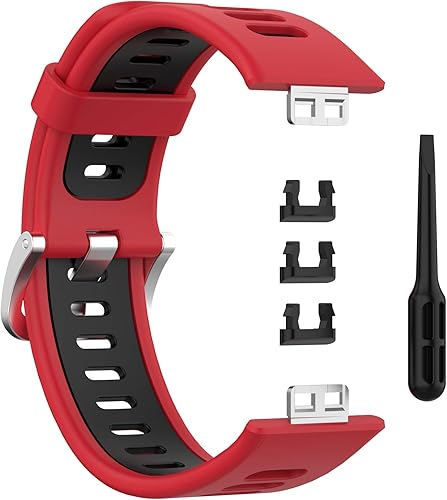 Miniatura 3 de Senter Correa para reloj Huawei, correa de repuesto deportiva de silicona suave compatible con reloj Huawei compatible con reloj inteligente Huawei