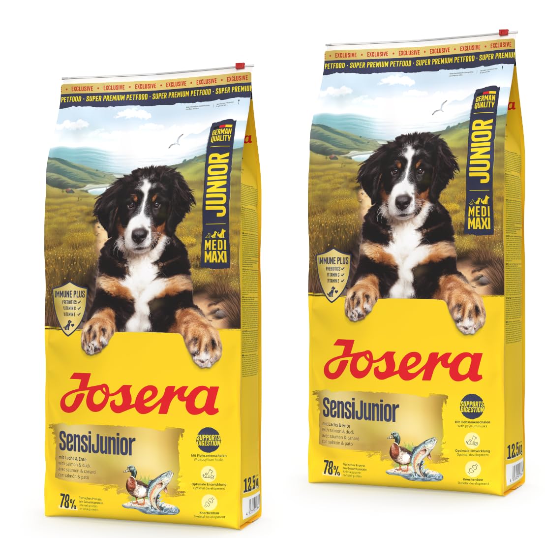 Josera SensiJunior 2 x 12,5 kg Trockenfutter für Hunde