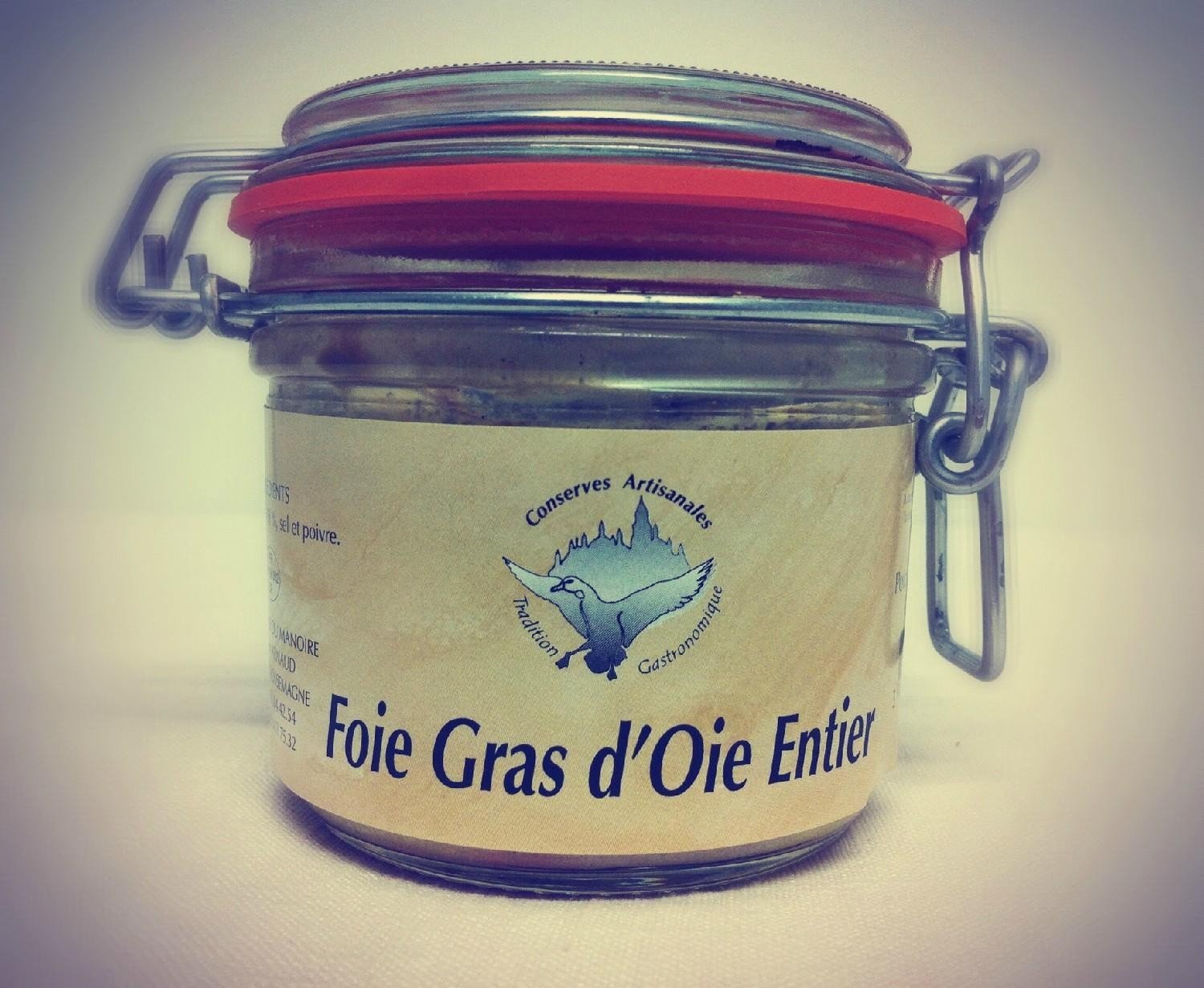 Foie Gras de Oca Entier Perigord 190 gr - Conserverie du Manoire