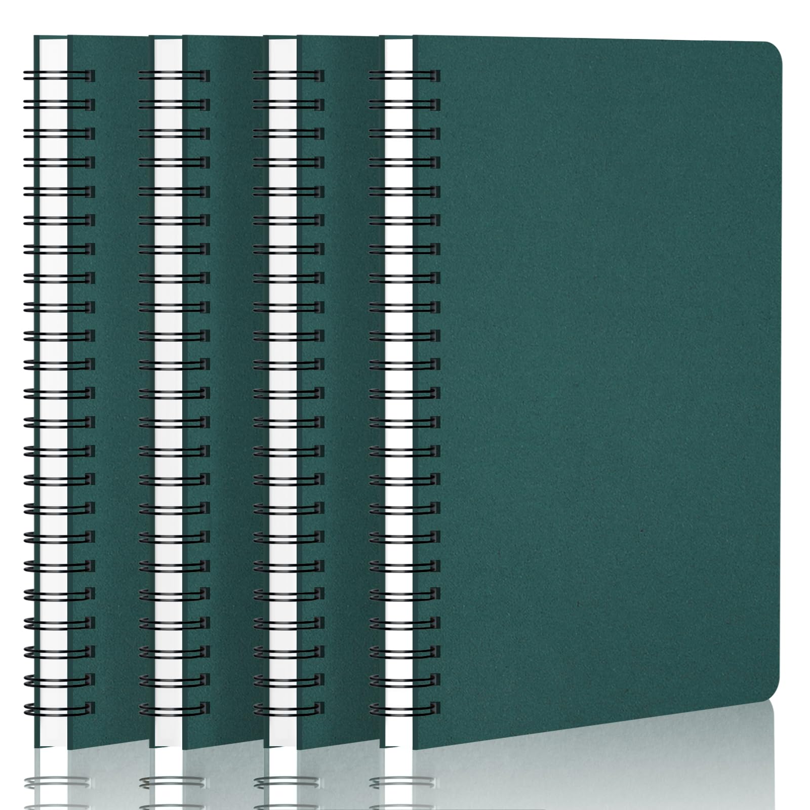 Cahier de note A5 100g papier pointillé 5mm et bloc note spirale 4 pièces - 7