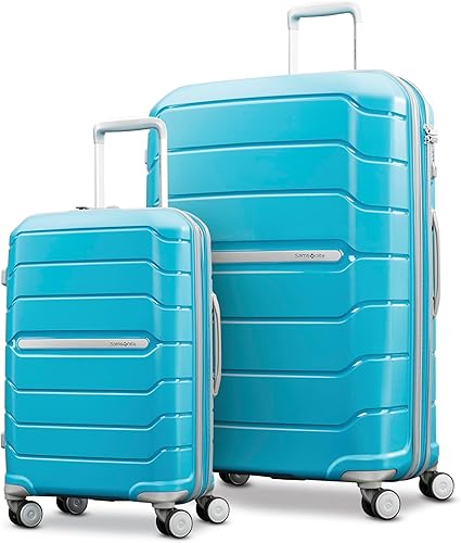 Miniatura 130 de Samsonite Freeform – Maleta rígida, expandible con ruedas dobles giratorias, Blanco