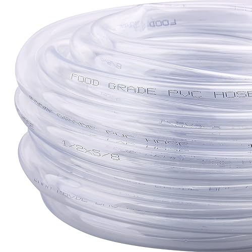 Miniatura 54 de DERNORD - Tubo de cloruro de polivinilo (PVC) de 5/16 pulgadas de diámetro interior x 7/16 pulgadas de diámetro exterior, manguera flexible