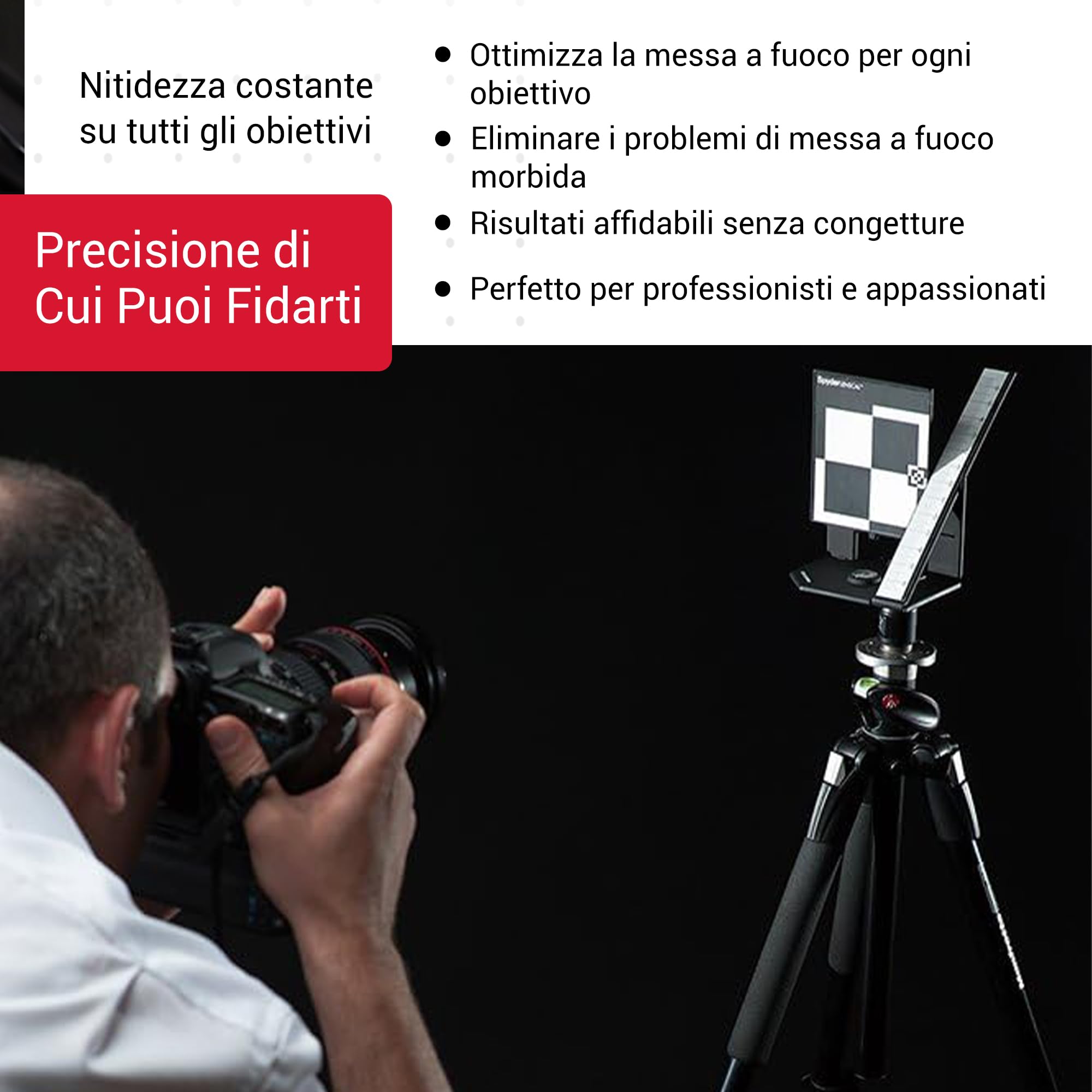 Datacolor Spyder LensCal – Strumento di Calibrazione Obiettivo per Regolazione e Miglioramento della Precisione dell’Autofocus