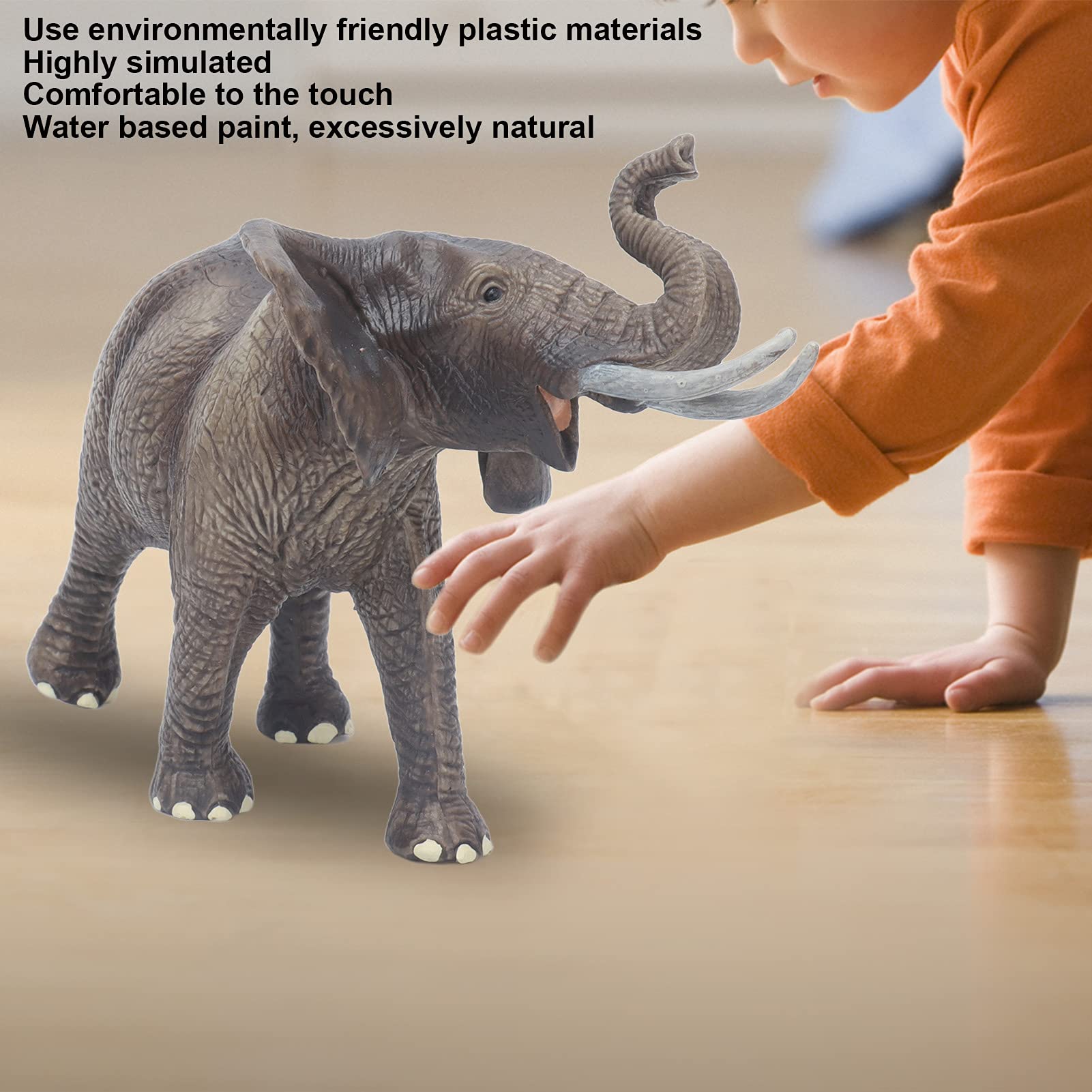 Amazon.co.jp: 野生生物、アジアゾウ、シミュレートされた野生動物の