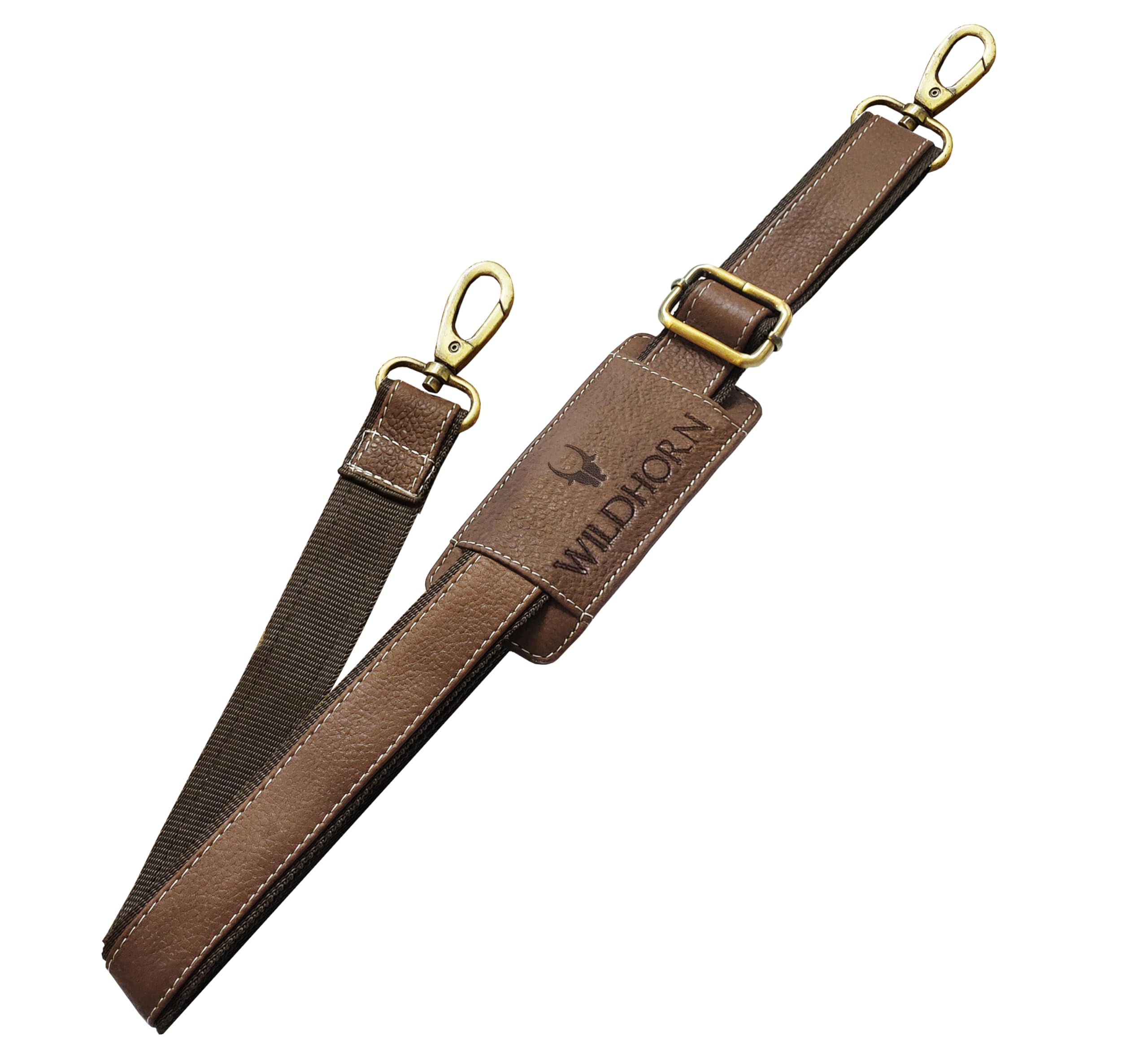 WildHorn Leather Strap Replacement for Laptop Messenger Bags I 52 inch Strap(Walnut) (B0CLZWDK8G) Amazon Price History, Amazon Price Tracker