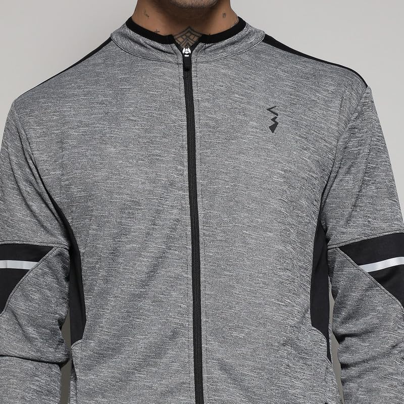 Image of CAHOOT Men's Jacket With Insert Pocket For Casual Wear | Hooded Neck | Long Sleeve | Zipper Closure | Polyester Jacket Crafted With Comfort Fit For Everyday Wear