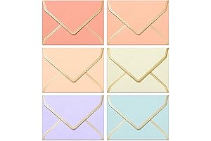 5"x7" Pastel-Hued Envelopes for Enchanting Invitations