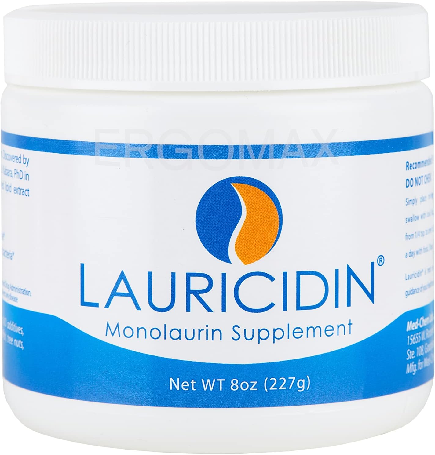 227g / 8oz jar (4-6 week supply) by Lauricidin