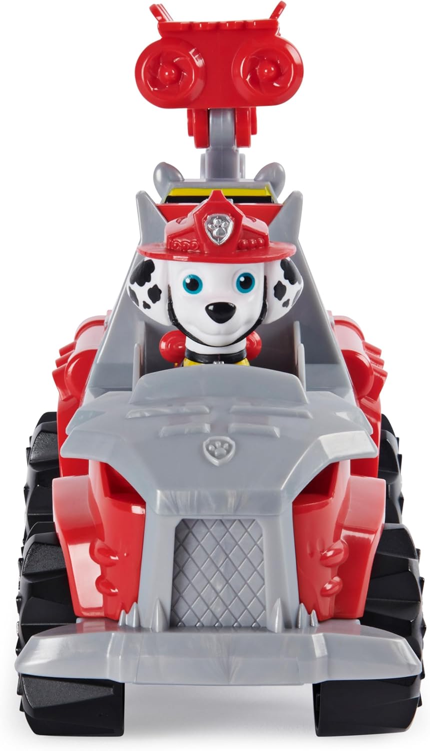 PAW Patrol, Dino Rescue Marshall’s Deluxe Rev Up Vehicle with Mystery Dinosaur Figure