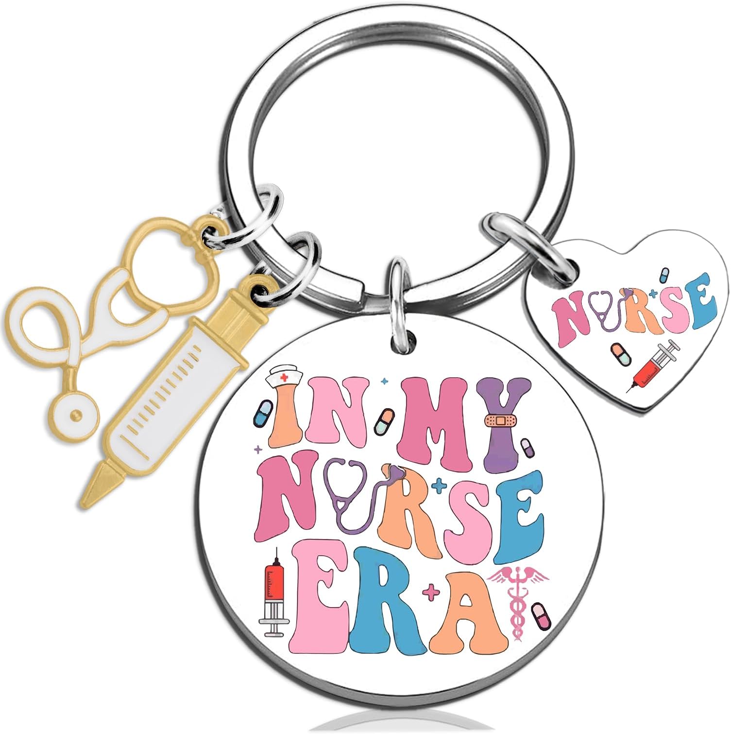 igvean Nurse Gifts: Funny Nurse Graduation & Appreciation Keychains