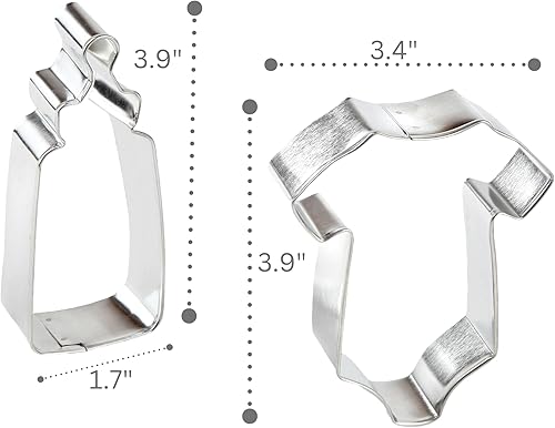 Miniatura 2 de bakerpan Acero Inoxidable Cortador de Galletas Baby Botella  Onesie Set