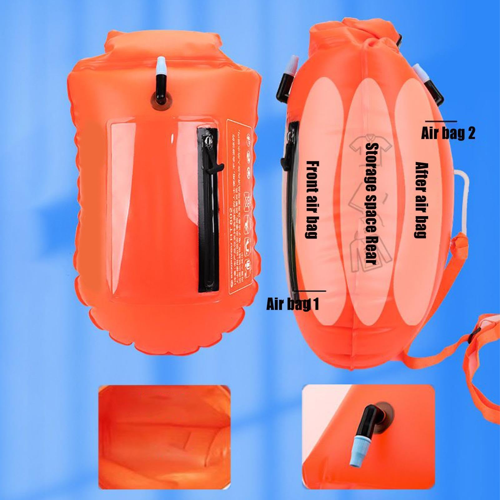 Générique Boa Di Nuoto per Acqua Aiuto al Surf 2 in 1 20 litri