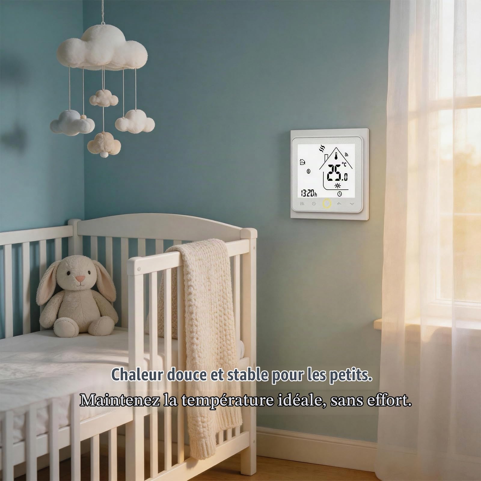 Smart WiFi Electric Underfloor Heating Thermostat 16A 95-240V