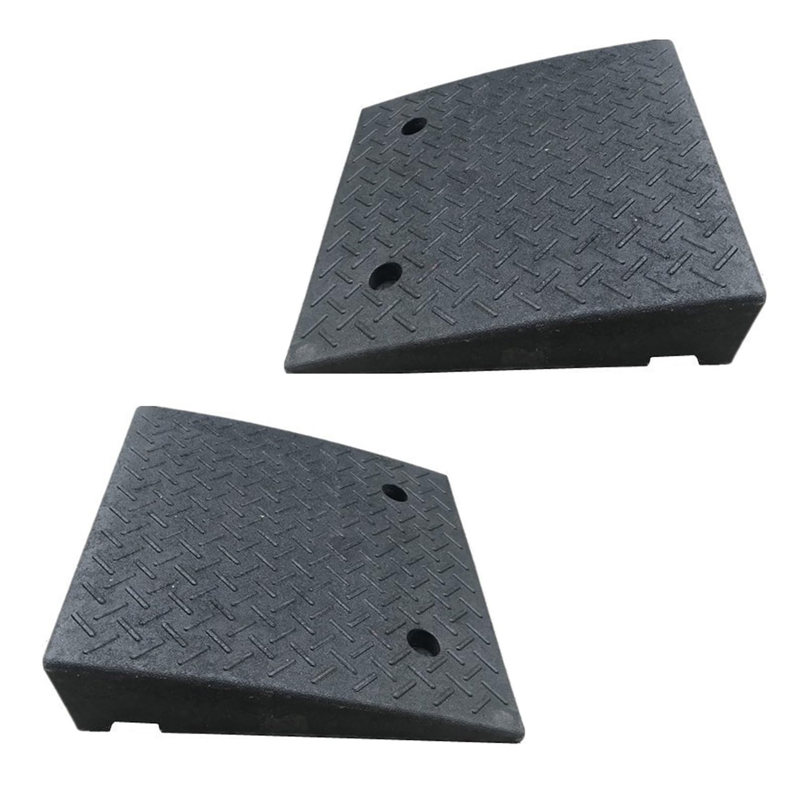 Rubber Threshold Ramps for Wheelchairs, Bicycles, and Scooters - Easy Access for Doorways, Stairs, and Sidewalks