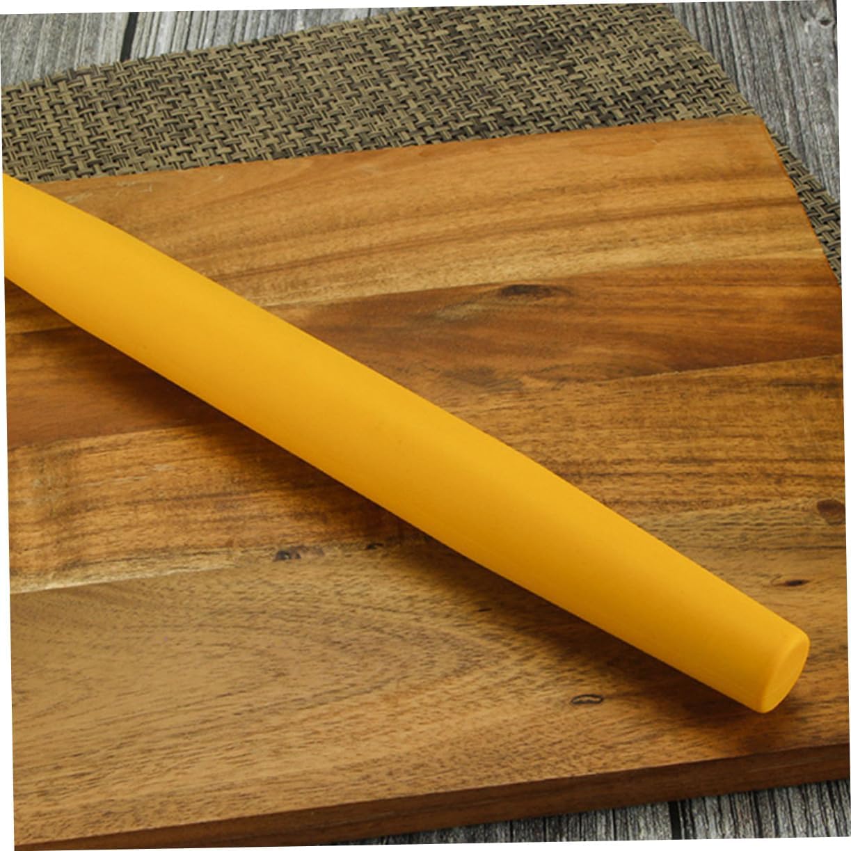 Baking Roller Silicone Rolling Pin Non-stick Surface Rolling Pin for Dough Easy to Hold and Clean