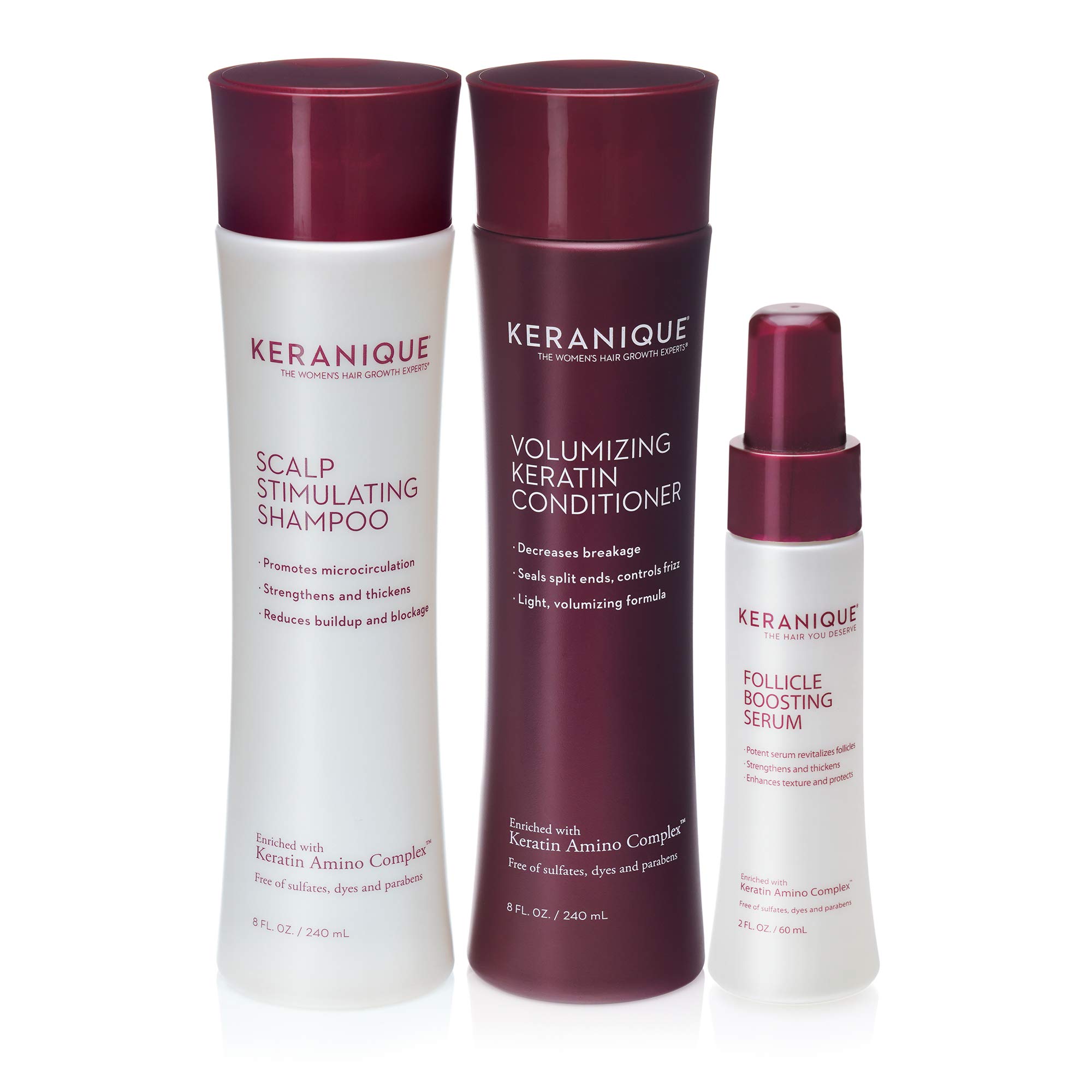 Buy Keranique 60 Day Hair Boost Kit Shampoo, Conditioner and Follicle