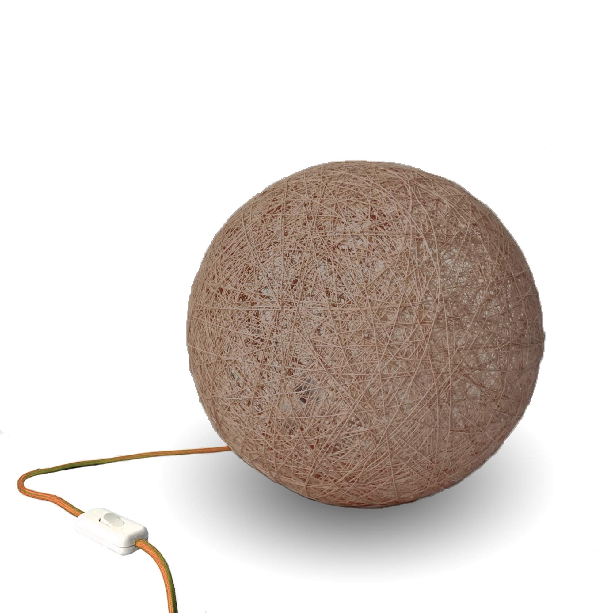 Lampe de table artisanale marron contre la lumière agressive Table Sphere - 8