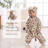 Vista 6 de TONWHAR - Disfraz de Halloween para niños, para cosplay de animales, para la nieve