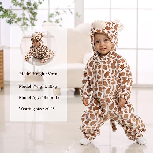 Miniatura 6 de Tonwhar - Mameluco disfraz para bebé de 0 a 3 años, diseño de animales y dibujos animados.