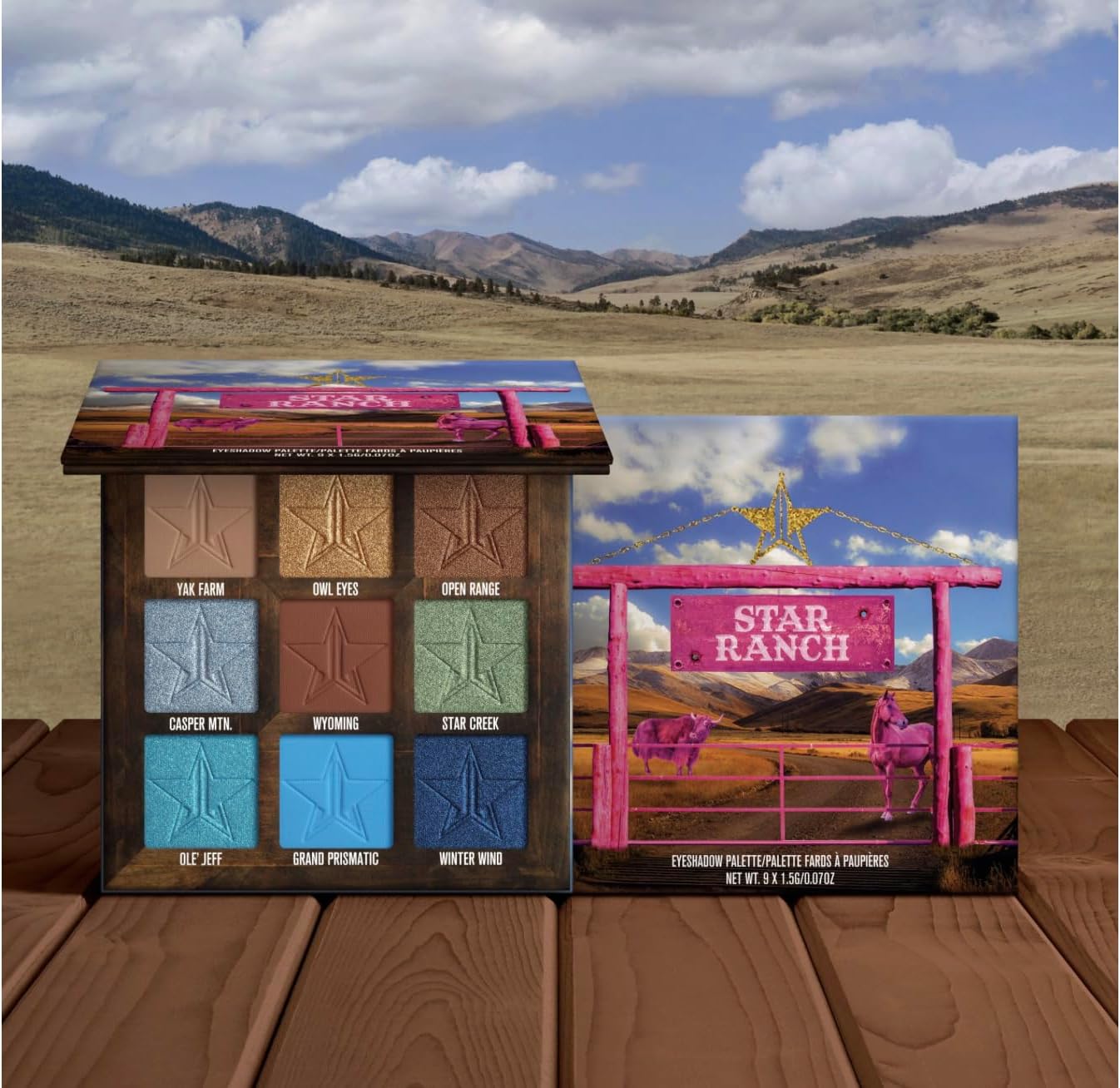 Jeffree StarCosmetics Mini Star Ranch Eyeshadow Palette, 13.5 Ounce (Pack of 1)