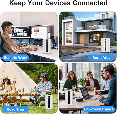 Miniatura 8 de 5G SA NSA AX3000 WiFi 6 CPE Router para países globales, router celular de doble banda dual SIM 5G, sistema de malla WiFi 6 para todo el hogar,