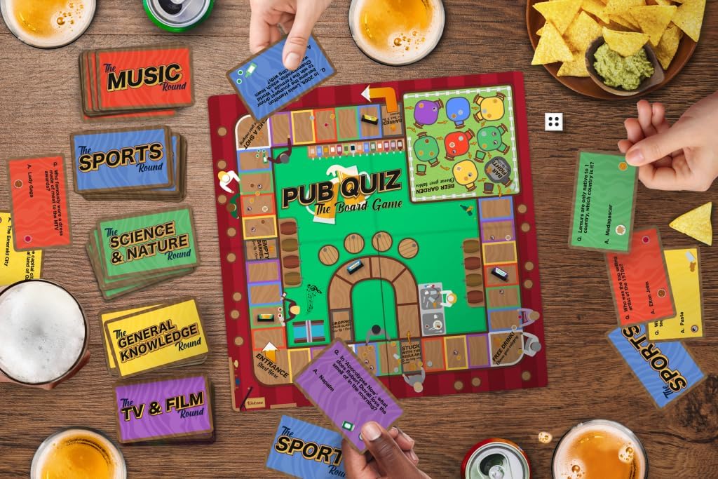 Gift Republic Pub Quiz The Board Game Family Trivia 2-6 Players