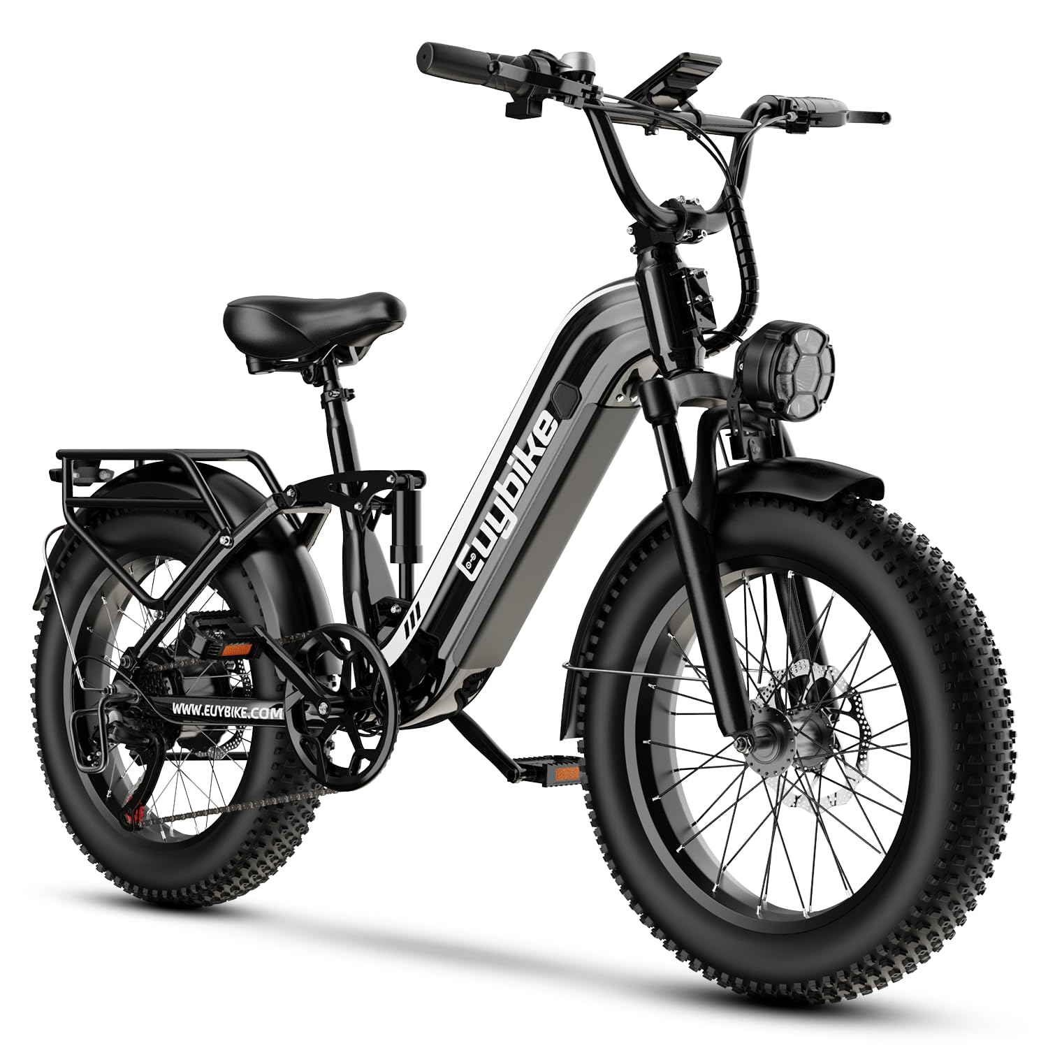 EUYBIKE Full Suspension Fat Tire E-Bike