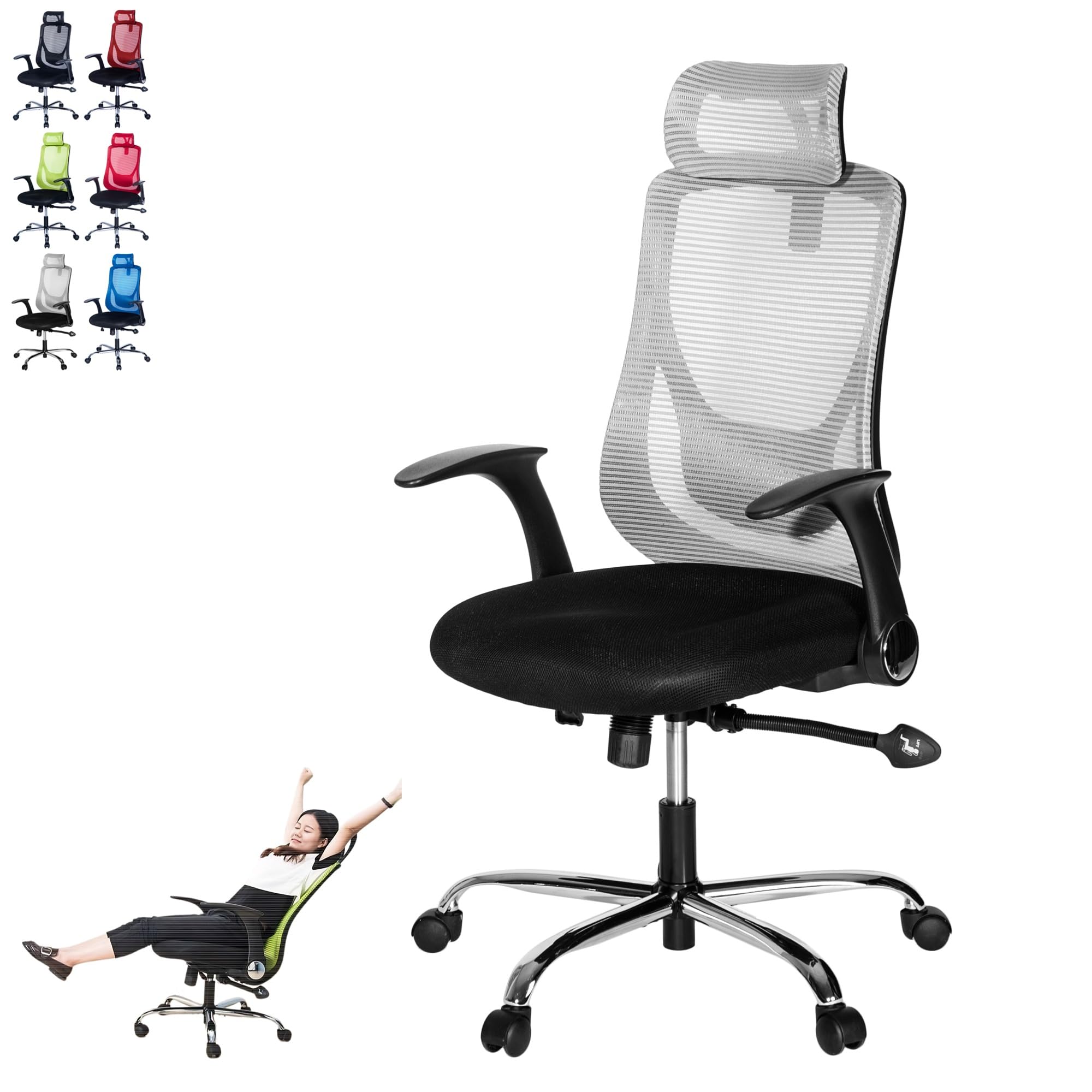 ブラック オリジナル設計 オフィスチェア メッシュ ハイバック ロッキング オリジナル設計 オフィスチェア メッシュ ハイバック ロッキ